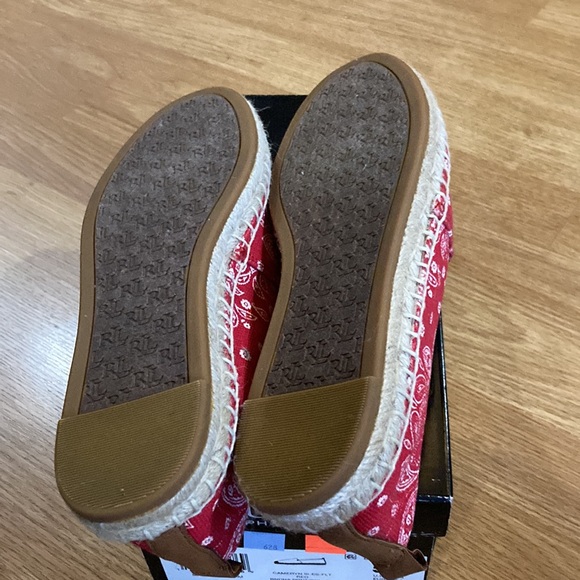 Lauren Ralph Lauren Cameron III Print Canvas Espadrille - Picture 4 of 4